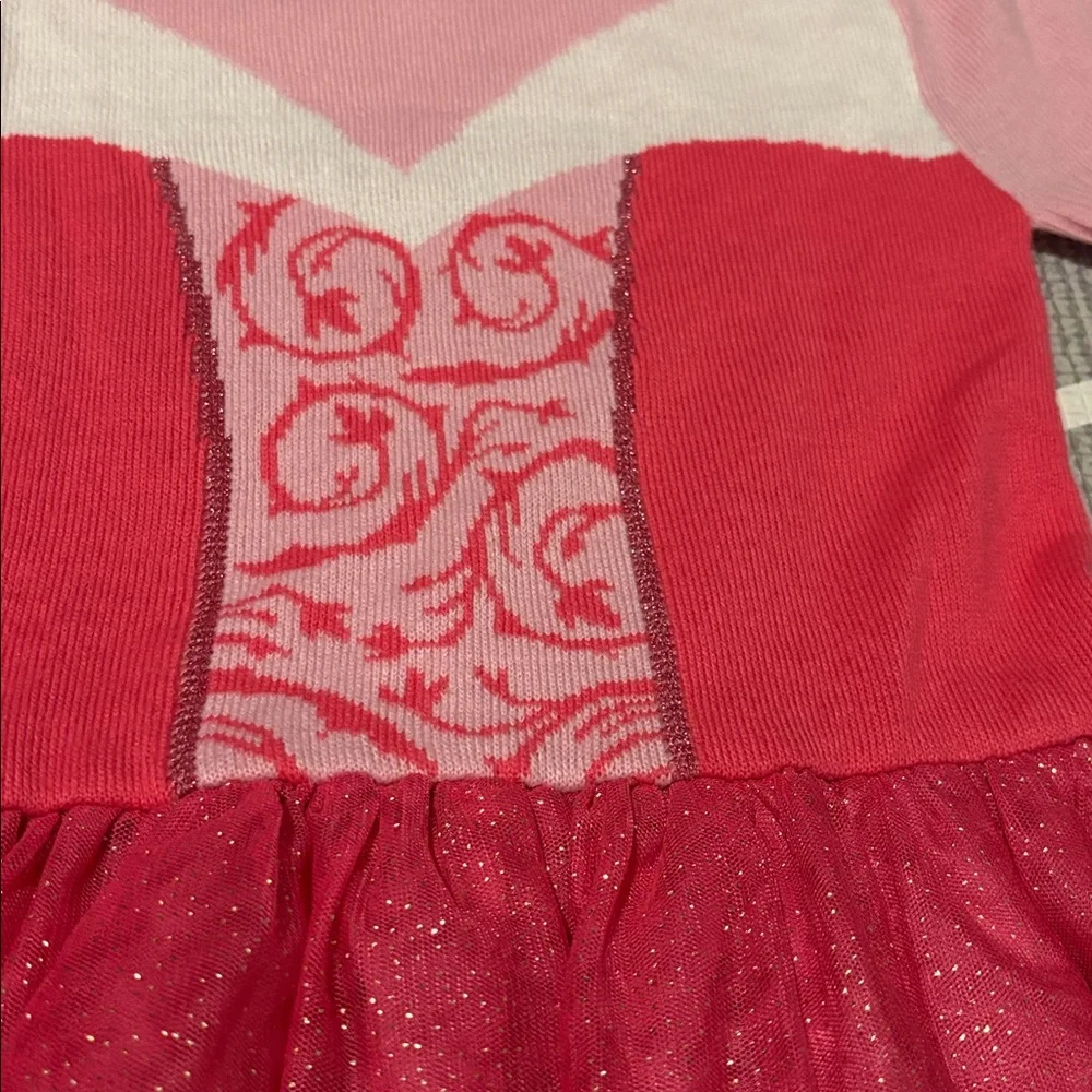 Disney Princess Sleeping Beauty Aurora Pink Cosplay Sweater Play Dress Costume - Picture 3 of 5